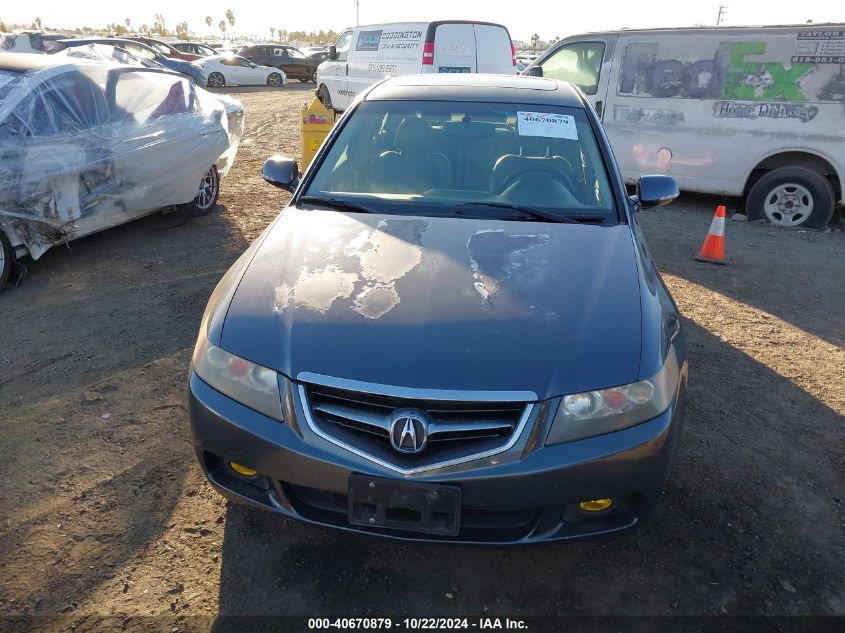 2005 Acura Tsx VIN: JH4CL96875C022734 Lot: 40670879