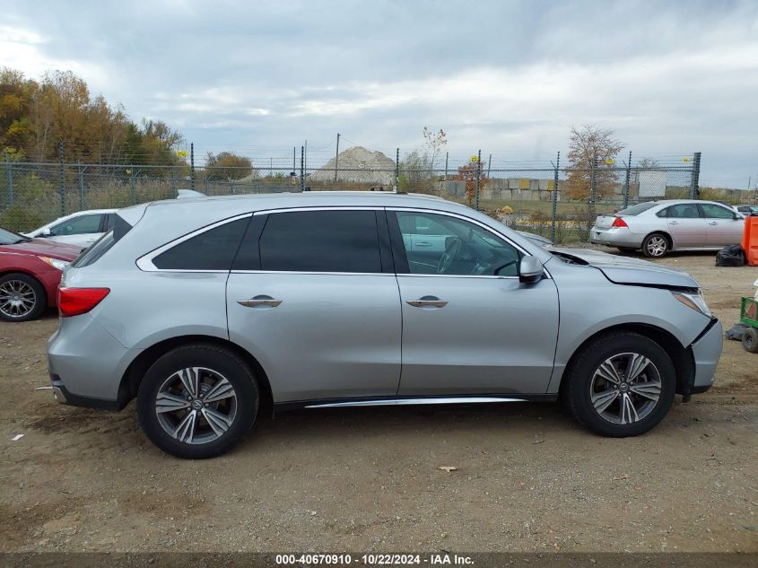 2019 Acura Mdx Standard VIN: 5J8YD4H32KL022551 Lot: 40670910