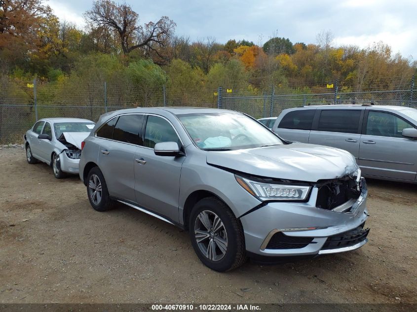 2019 Acura Mdx Standard VIN: 5J8YD4H32KL022551 Lot: 40670910