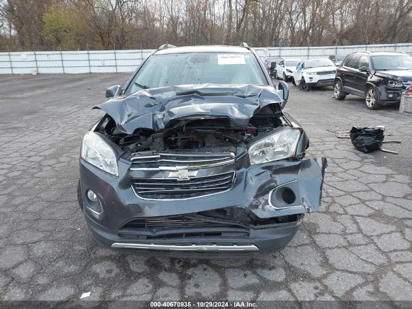 2016 Chevrolet Trax Ltz VIN: 3GNCJMSB9GL280263 Lot: 40670935