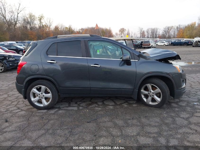 2016 Chevrolet Trax Ltz VIN: 3GNCJMSB9GL280263 Lot: 40670935