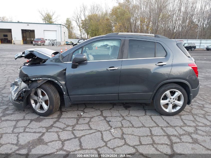 2016 Chevrolet Trax Ltz VIN: 3GNCJMSB9GL280263 Lot: 40670935