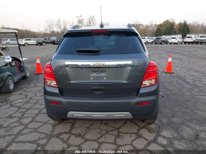 2016 Chevrolet Trax Ltz VIN: 3GNCJMSB9GL280263 Lot: 40670935