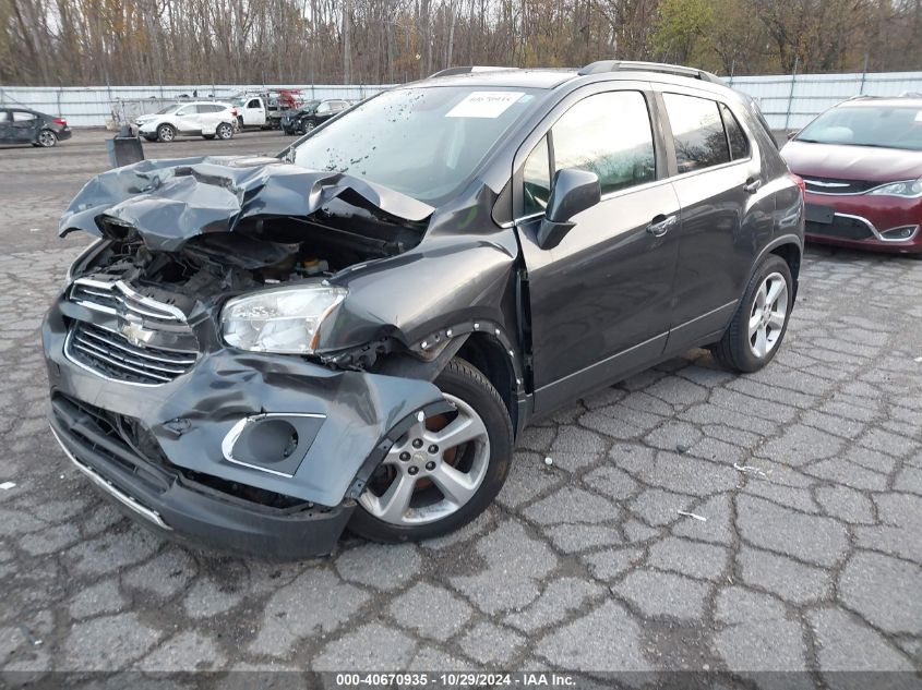 VIN 3GNCJMSB9GL280263 2016 Chevrolet Trax, Ltz no.2