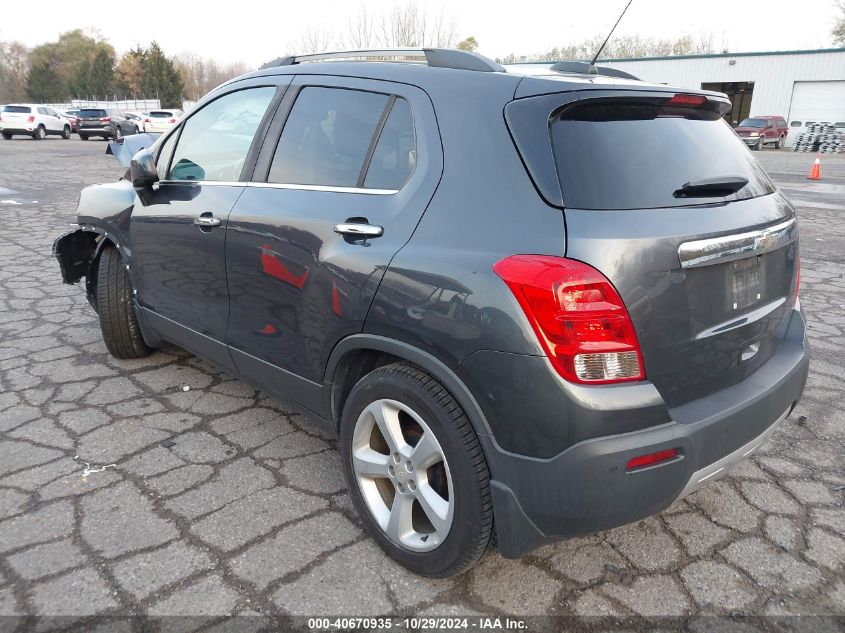 VIN 3GNCJMSB9GL280263 2016 Chevrolet Trax, Ltz no.3