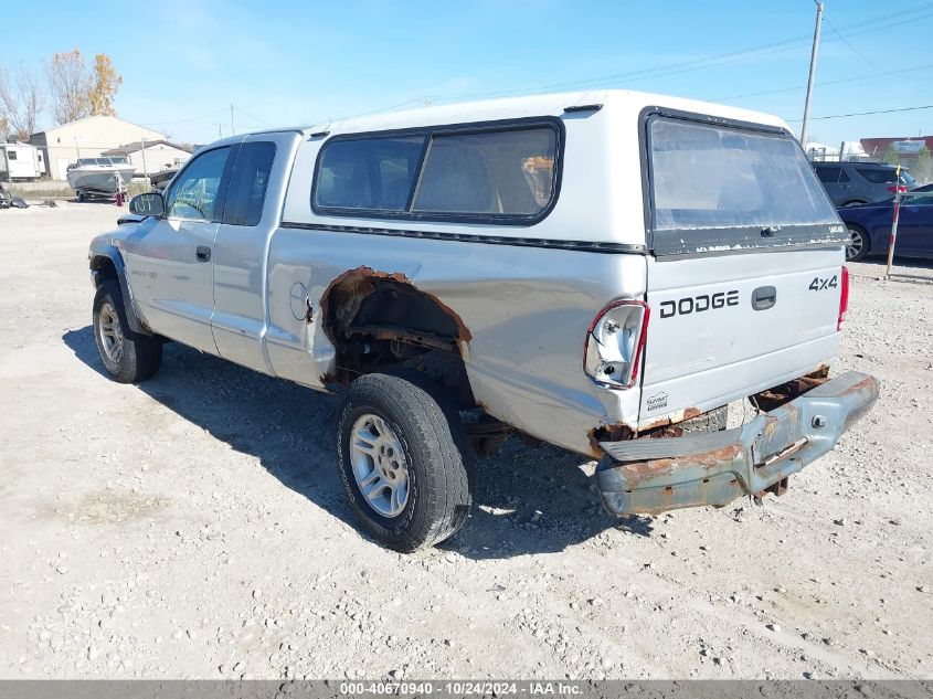 2002 Dodge Dakota Sxt VIN: 1B7GG12X72S720784 Lot: 40670940