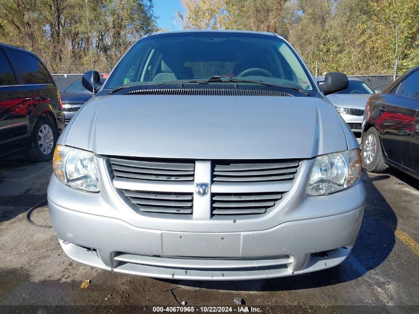 2006 Dodge Caravan Sxt VIN: 1D4GP45RX6B631833 Lot: 40670965