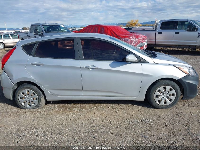 2017 Hyundai Accent Se VIN: KMHCT5AE2HU316897 Lot: 40671007