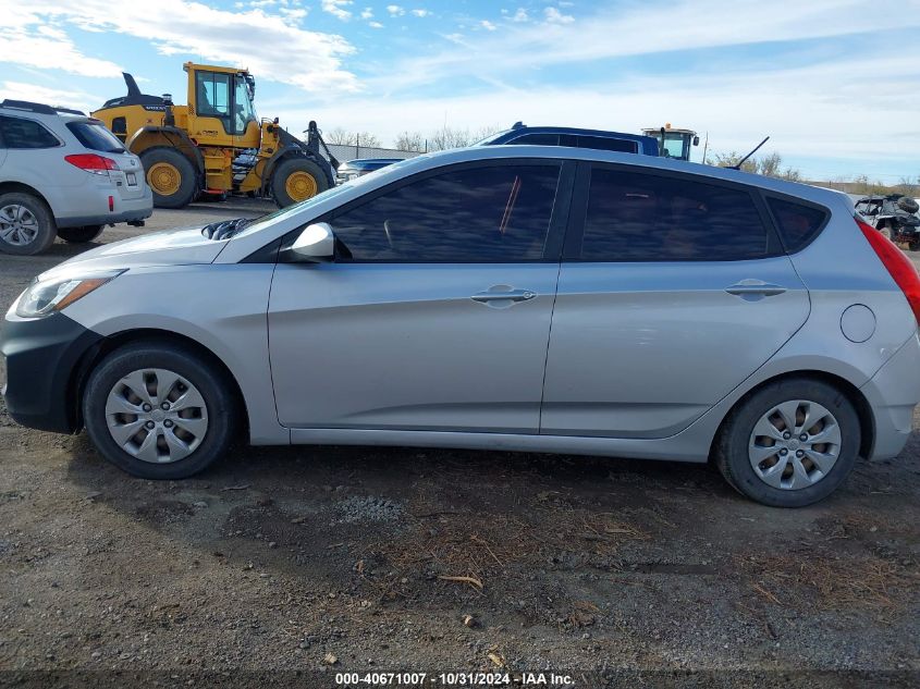 2017 Hyundai Accent Se VIN: KMHCT5AE2HU316897 Lot: 40671007