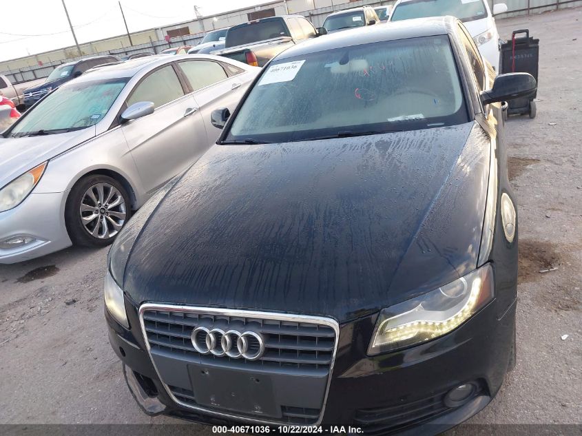 2012 Audi A4 2.0T Premium VIN: WAUAFAFL0CN014625 Lot: 40671036