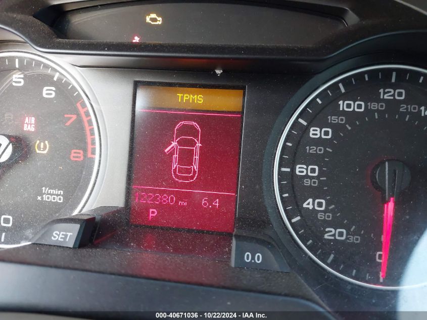 2012 Audi A4 2.0T Premium VIN: WAUAFAFL0CN014625 Lot: 40671036