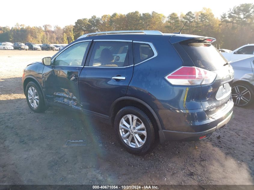 VIN KNMAT2MT0GP599138 2016 Nissan Rogue, SV no.3