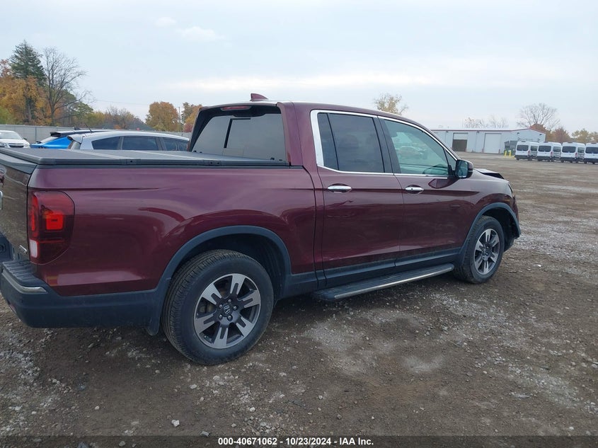 2019 HONDA RIDGELINE RTL-E - 5FPYK3F72KB026372