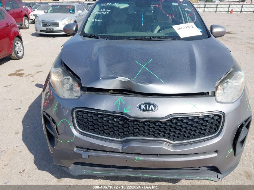 2018 Kia Sportage Lx VIN: KNDPM3AC9J7382308 Lot: 40671072