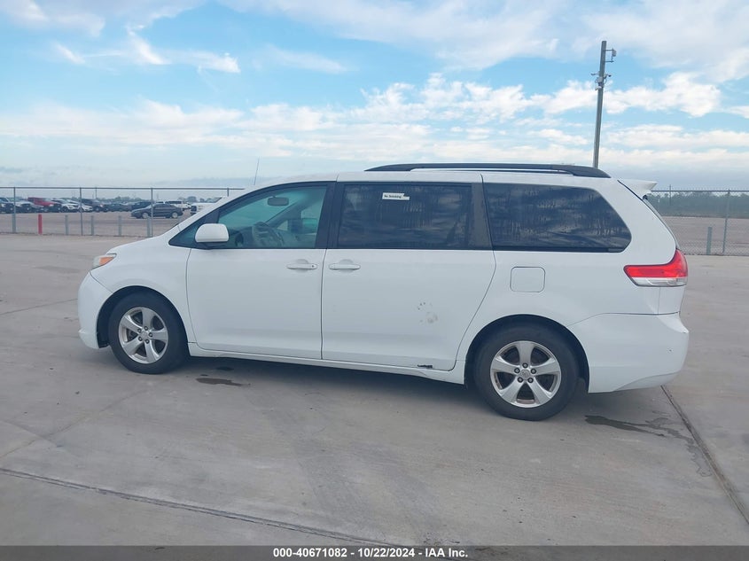 2014 Toyota Sienna Le V6 8 Passenger VIN: 5TDKK3DC7ES457787 Lot: 40671082