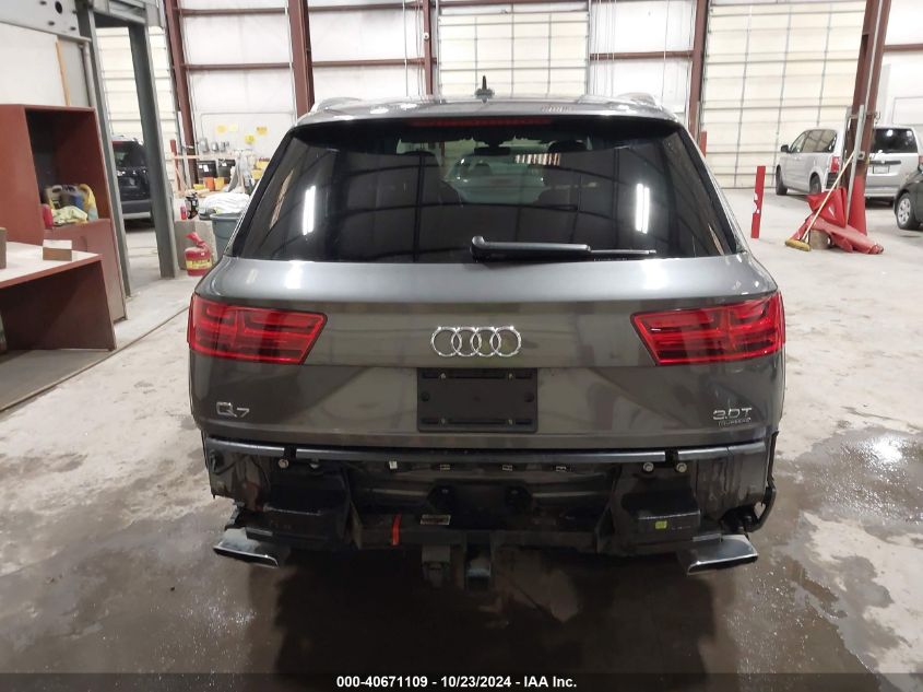 2018 Audi Q7 3.0T Premium VIN: WA1LAAF78JD043929 Lot: 40671109