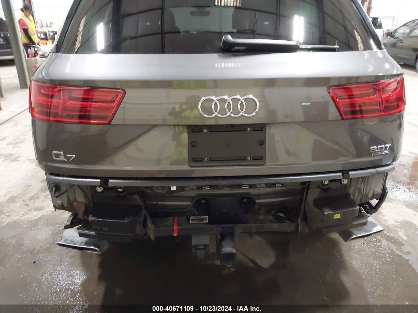 2018 Audi Q7 3.0T Premium VIN: WA1LAAF78JD043929 Lot: 40671109