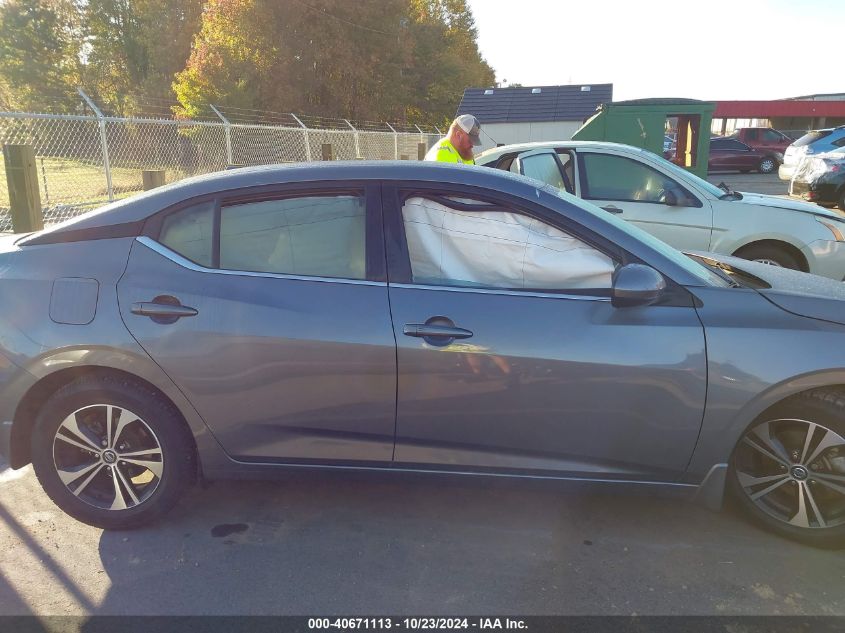 2022 Nissan Sentra Sv Xtronic Cvt VIN: 3N1AB8CV3NY287547 Lot: 40671113