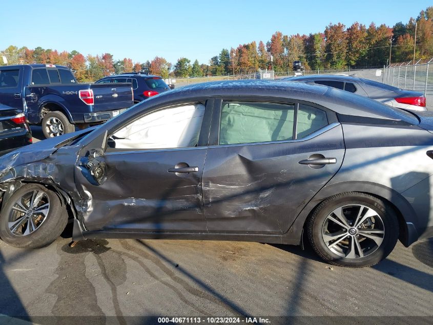 2022 Nissan Sentra Sv Xtronic Cvt VIN: 3N1AB8CV3NY287547 Lot: 40671113