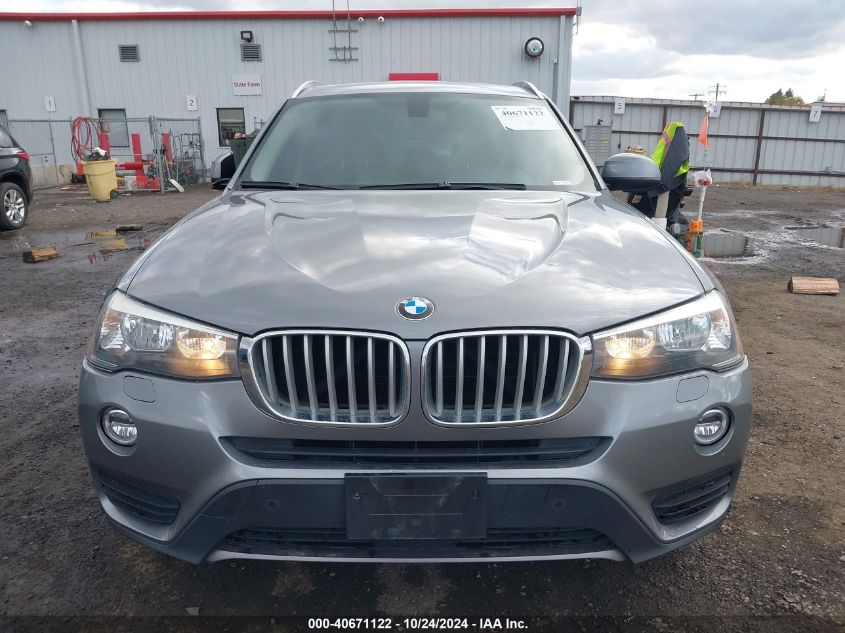 2017 BMW X3 xDrive28I VIN: 5UXWX9C56H0T07507 Lot: 40671122
