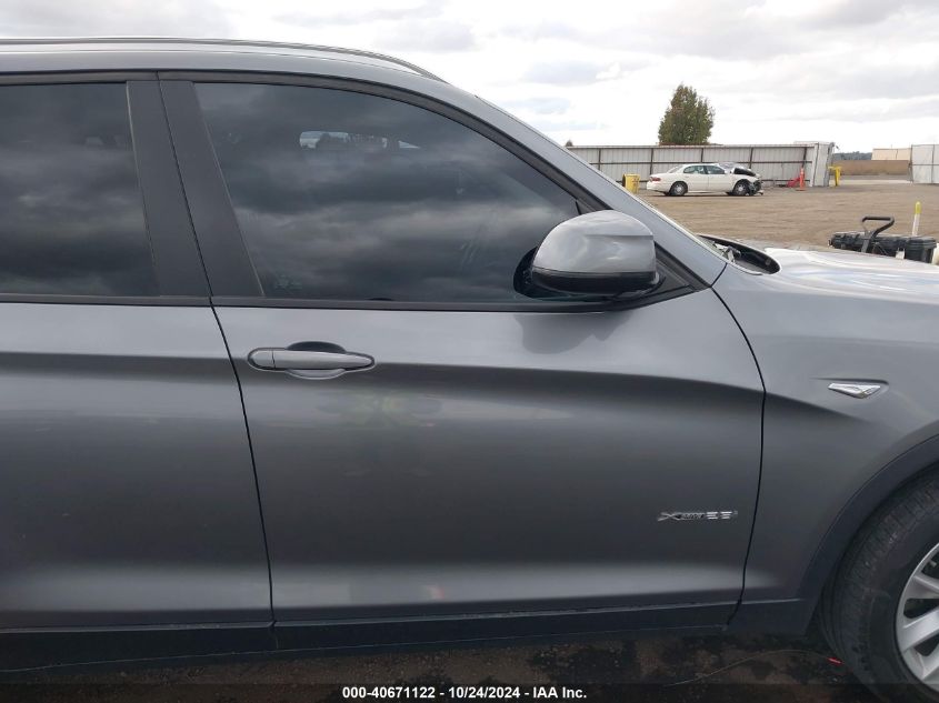 2017 BMW X3 xDrive28I VIN: 5UXWX9C56H0T07507 Lot: 40671122