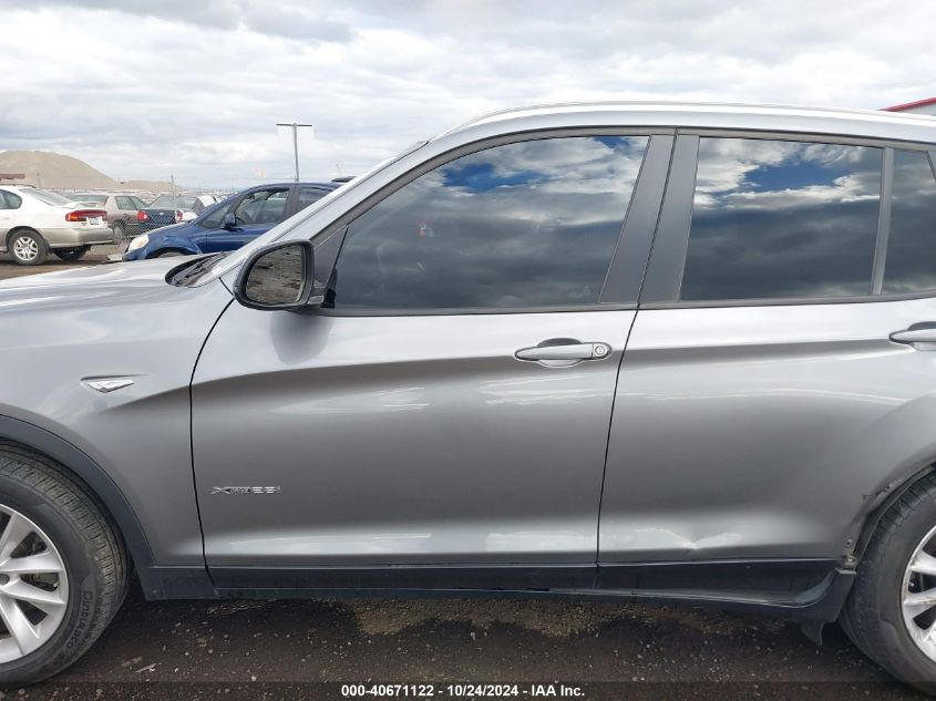 2017 BMW X3 xDrive28I VIN: 5UXWX9C56H0T07507 Lot: 40671122