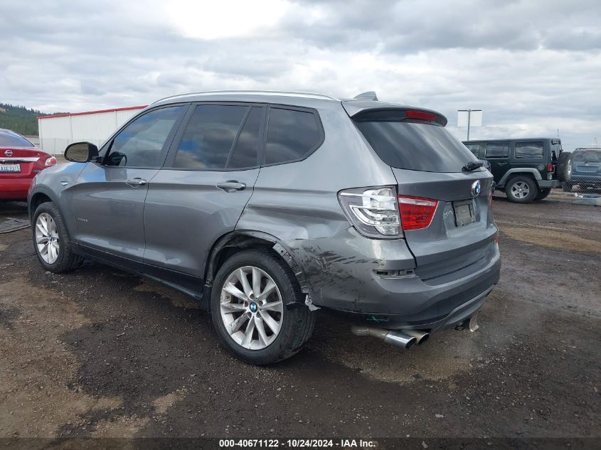 VIN 5UXWX9C56H0T07507 2017 BMW X3, Xdrive28I no.3