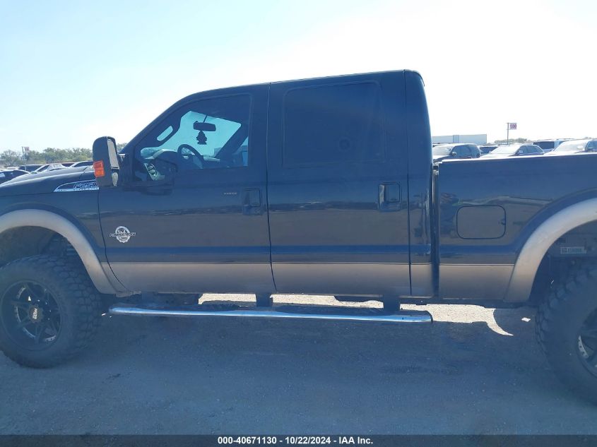 2014 Ford F-250 Lariat VIN: 1FT7W2BT0EEA14555 Lot: 40884358