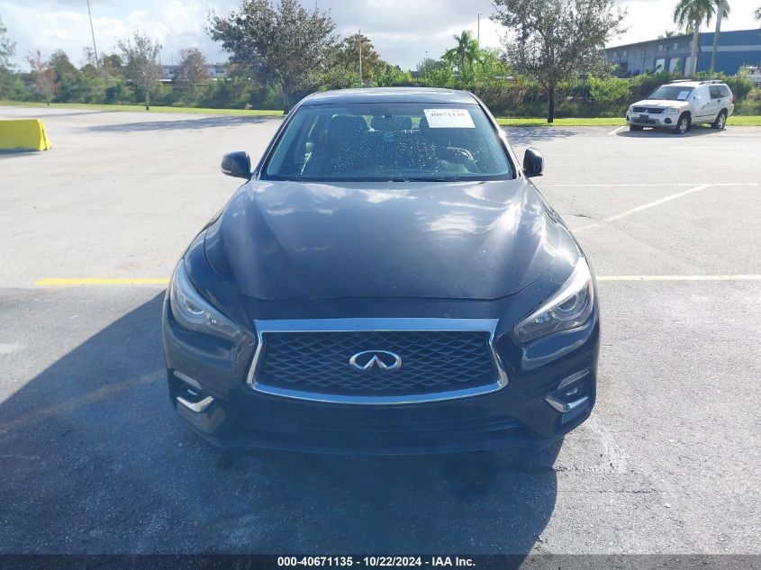 2020 Infiniti Q50 Luxe Awd VIN: JN1EV7AR4LM254288 Lot: 40671135