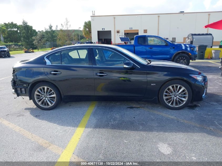 2020 Infiniti Q50 Luxe Awd VIN: JN1EV7AR4LM254288 Lot: 40671135