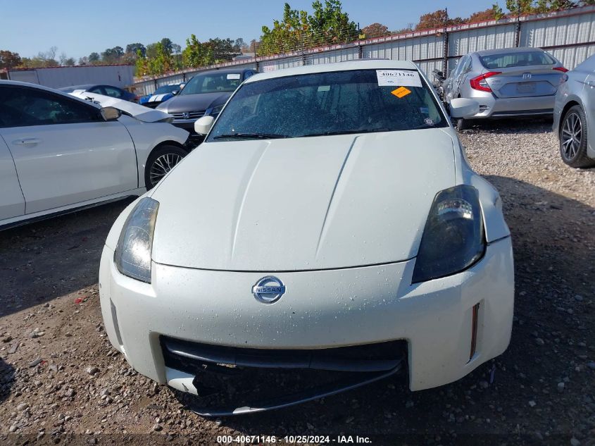 2006 Nissan 350Z Enthusiast VIN: JN1AZ34E86M351986 Lot: 40671146