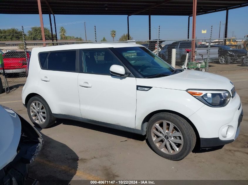 2018 Kia Soul + VIN: KNDJP3A50J7595646 Lot: 40671147