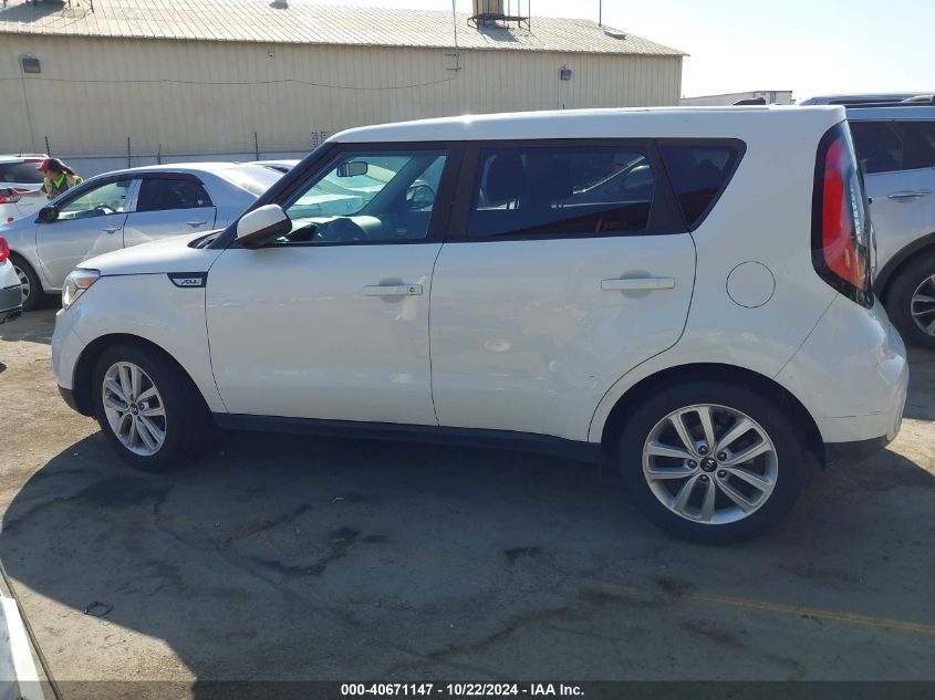 2018 Kia Soul + VIN: KNDJP3A50J7595646 Lot: 40671147