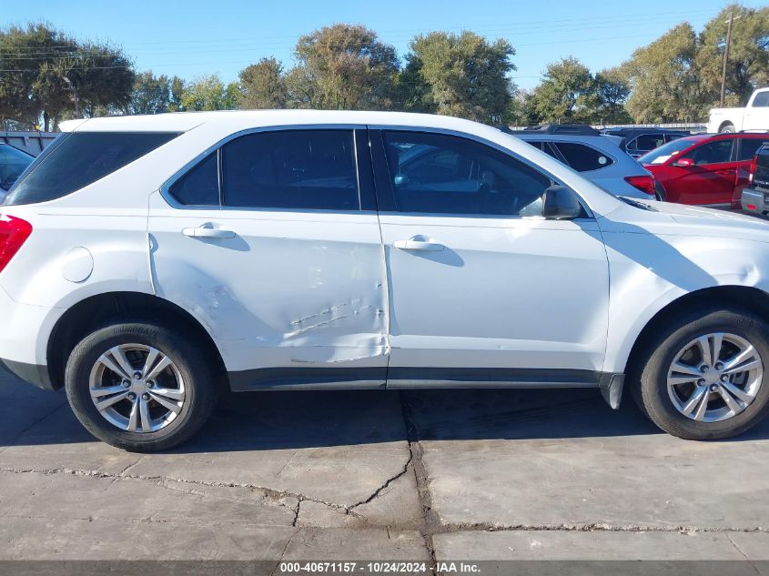 2012 Chevrolet Equinox Ls VIN: 2GNALBEK4C6364555 Lot: 40671157