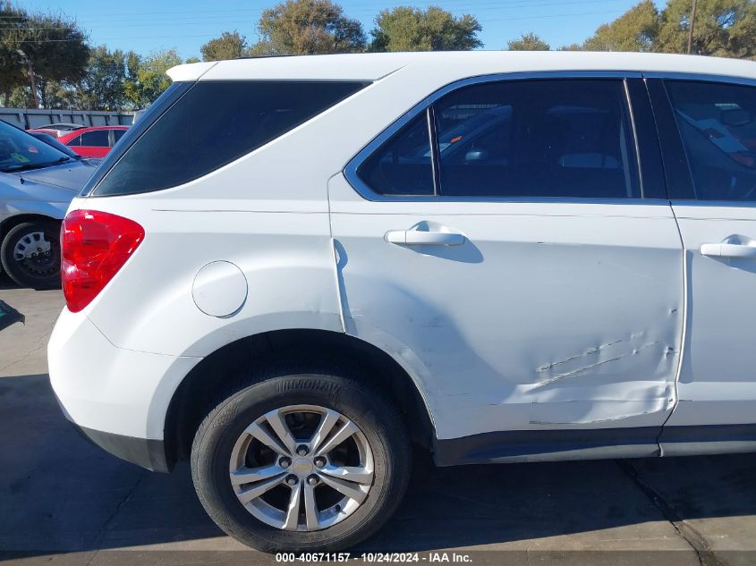 2012 Chevrolet Equinox Ls VIN: 2GNALBEK4C6364555 Lot: 40671157