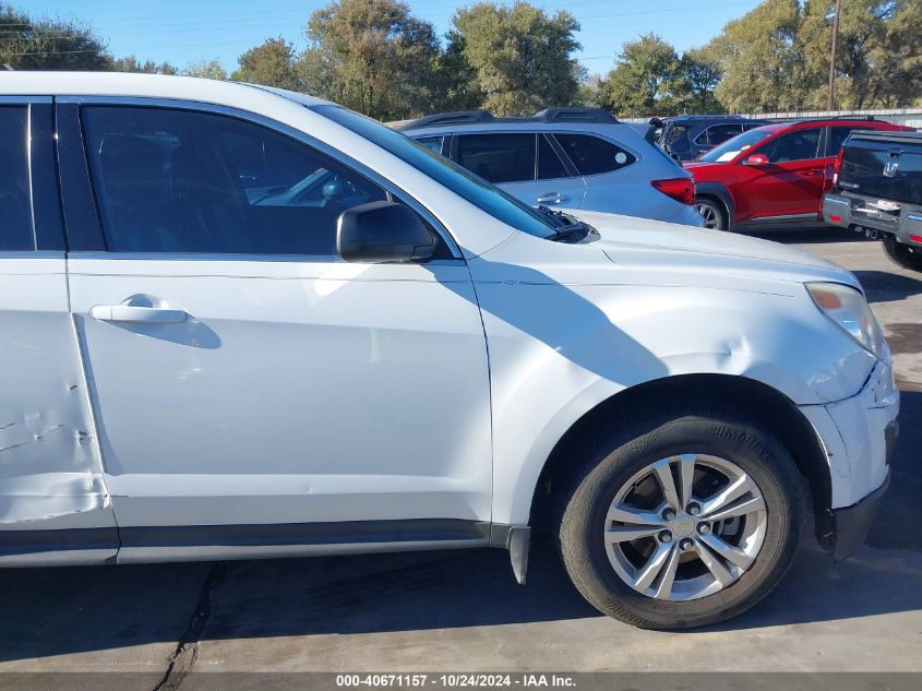 2012 Chevrolet Equinox Ls VIN: 2GNALBEK4C6364555 Lot: 40671157