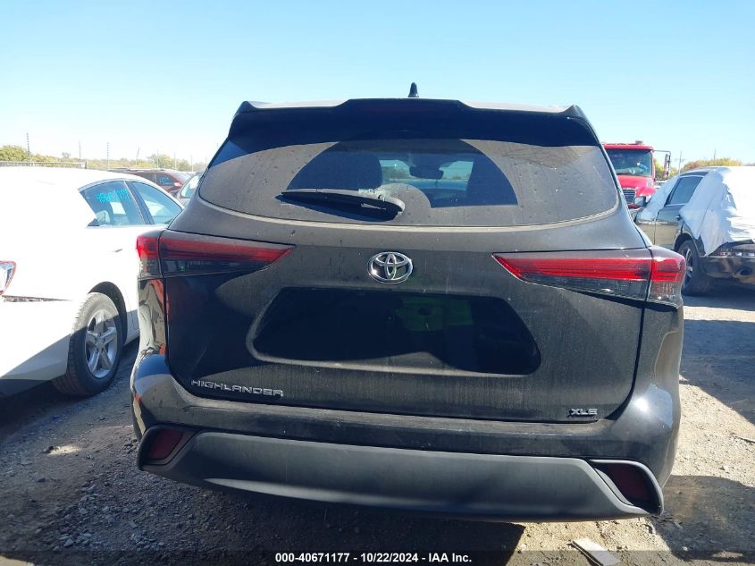 2021 Toyota Highlander Xle VIN: 5TDGZRAH7MS040267 Lot: 40671177