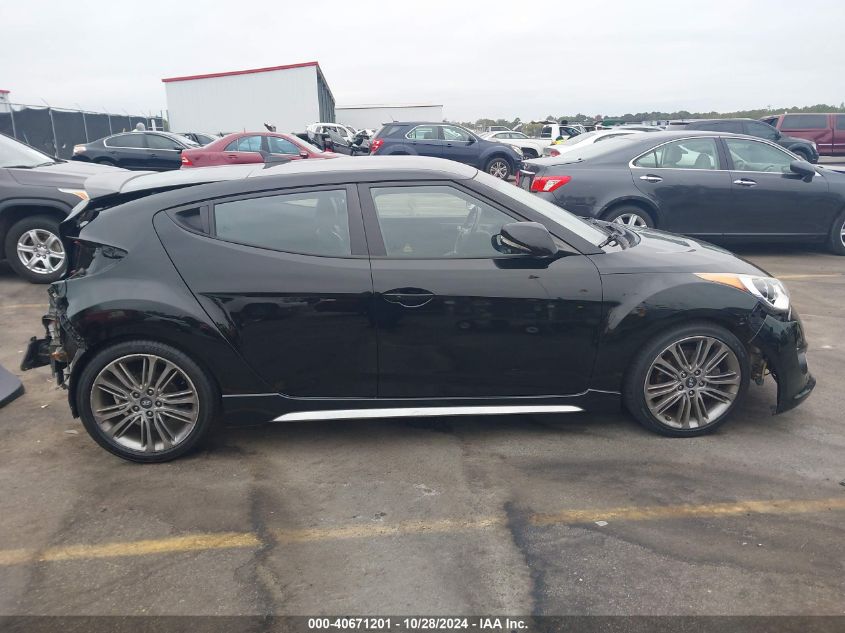 2016 HYUNDAI VELOSTER TURBO - KMHTC6AE3GU279962