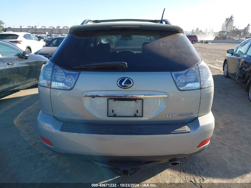 2008 Lexus Rx 400H VIN: JTJGW31UX82007941 Lot: 40671232