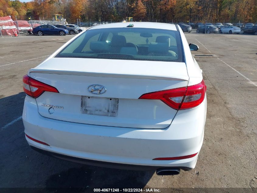 2016 Hyundai Sonata Se VIN: 5NPE24AF2GH301876 Lot: 40671248