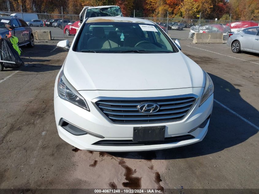 2016 Hyundai Sonata Se VIN: 5NPE24AF2GH301876 Lot: 40671248