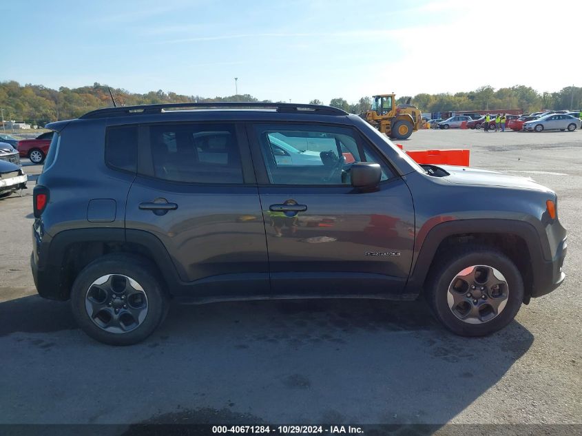 2017 Jeep Renegade Sport 4X4 VIN: ZACCJBAB1HPG40097 Lot: 40671284