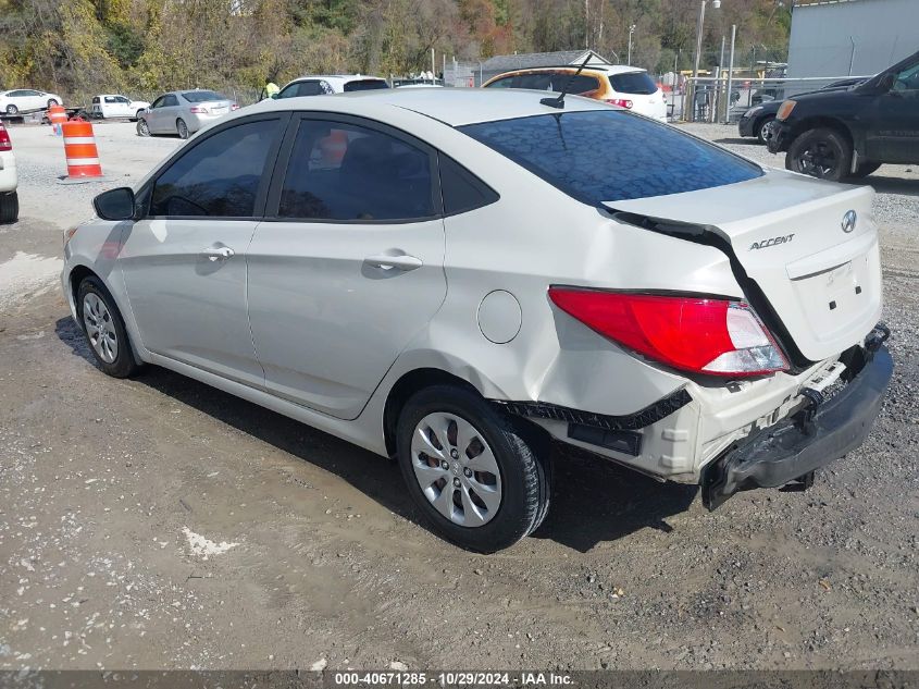 VIN KMHCT4AE1GU077531 2016 Hyundai Accent, SE no.3