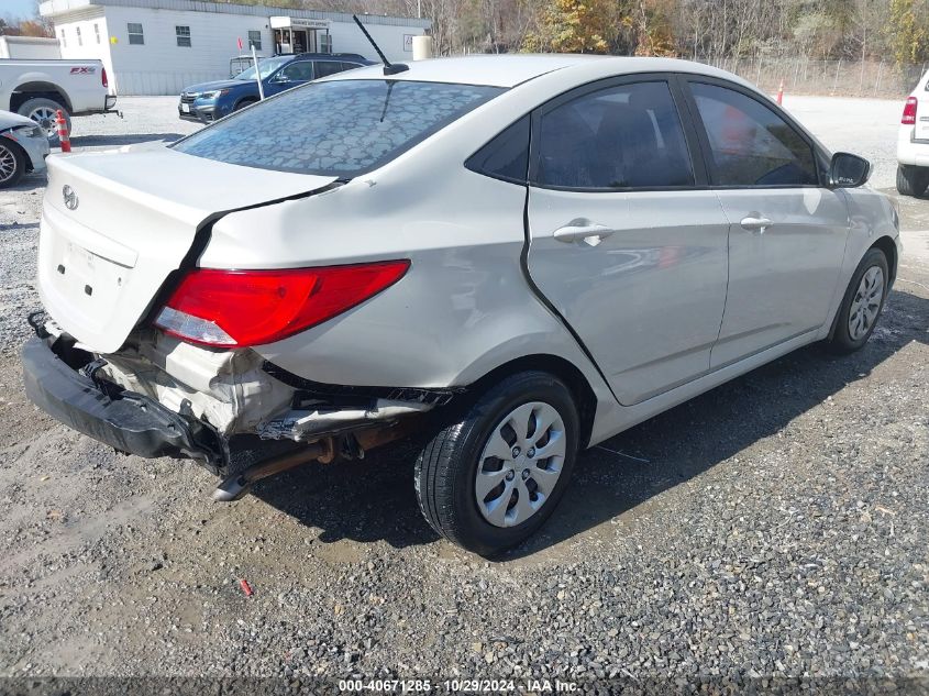 VIN KMHCT4AE1GU077531 2016 Hyundai Accent, SE no.4