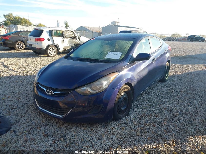 2013 Hyundai Elantra Gls VIN: 5NPDH4AE1DH191447 Lot: 40671291