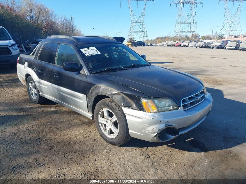 2003 Subaru Baja VIN: 4S4BT61C236105731 Lot: 40671306