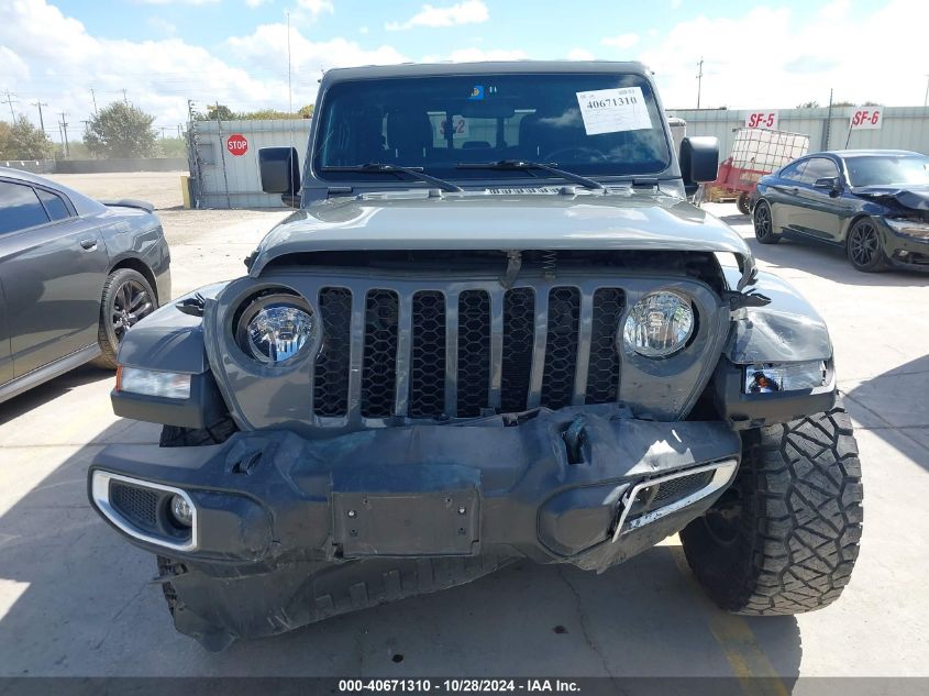 2021 Jeep Gladiator Texas Trail 4X4 VIN: 1C6HJTAG6ML559352 Lot: 40671310