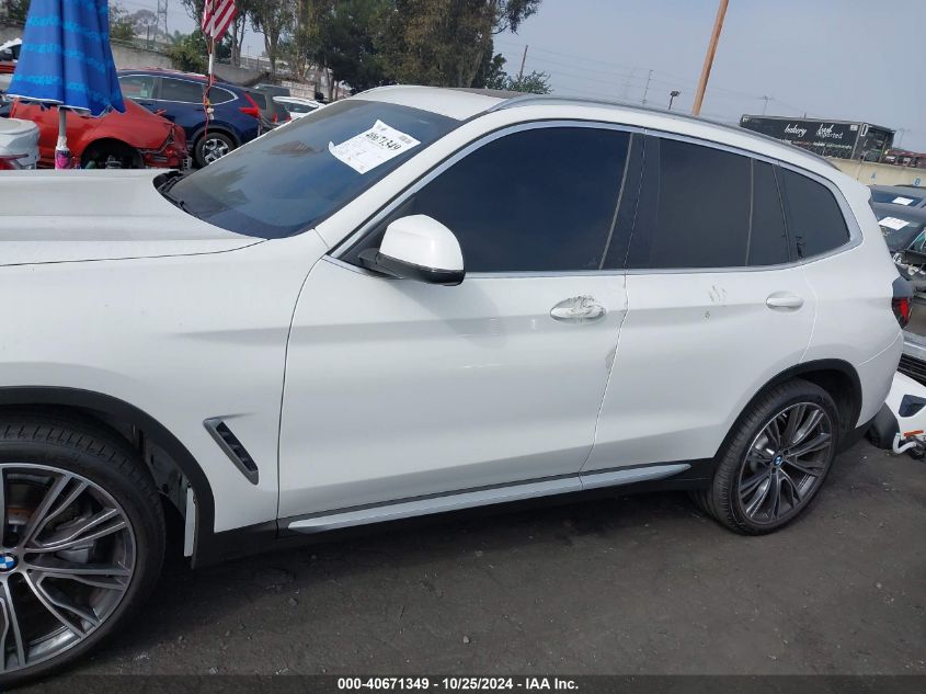 2023 BMW X3 Sdrive30I VIN: WBX47DP06PN240549 Lot: 40671349