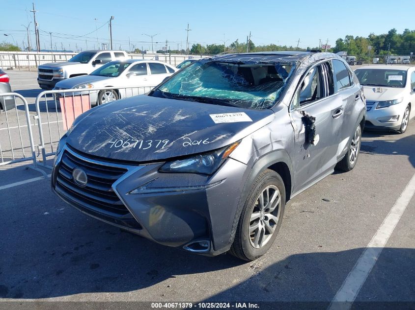 2016 Lexus Nx 300H VIN: JTJYWRBZ3G2009675 Lot: 40671379