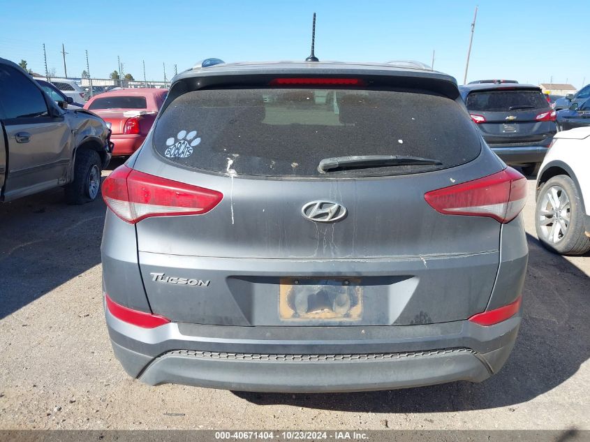 2016 Hyundai Tucson Se VIN: KM8J33A45GU054942 Lot: 40671404